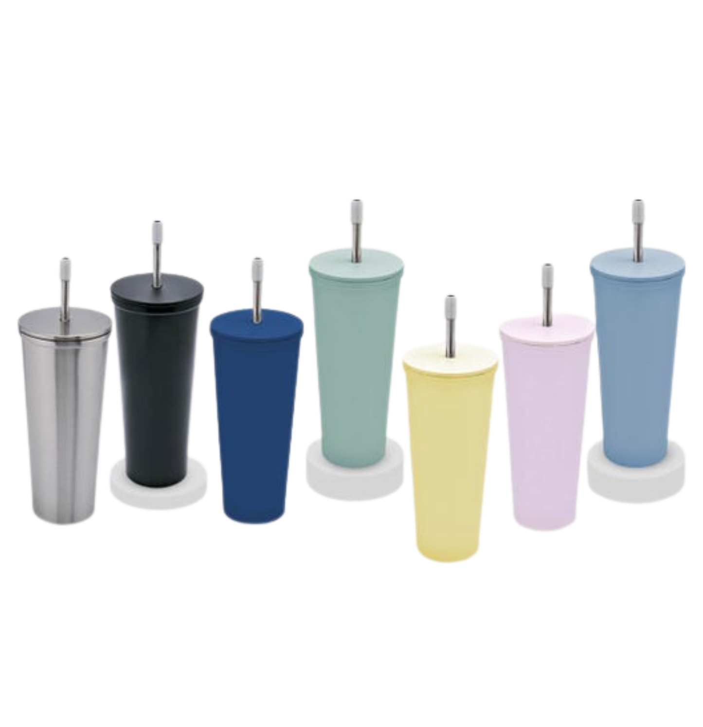 Termo 600ml Acero Inoxidable / Plástico / Silicón Caja 6 piezas