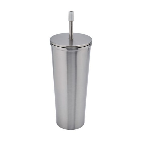 Termo 600ml Acero Inoxidable / Plástico / Silicón Caja 6 piezas