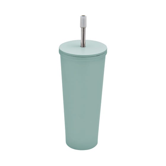 Termo 600ml Acero Inoxidable / Plástico / Silicón Caja 6 piezas